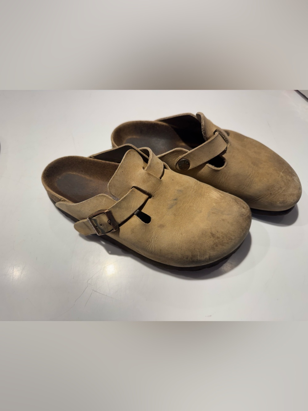 Taupe Birkenstock Clogs